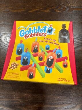 Gobblers Strategy Game - Blue & Orange